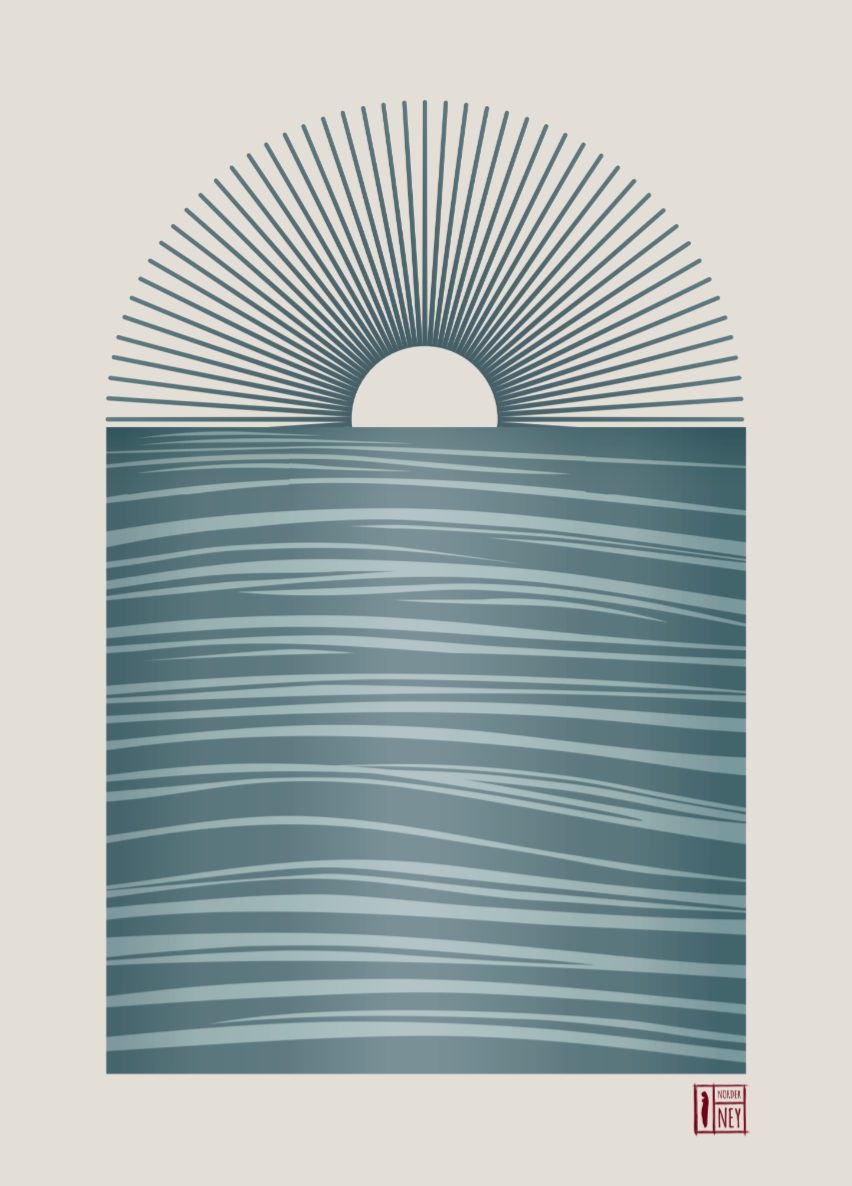 Fotoboard 50x70cm Blue Sun