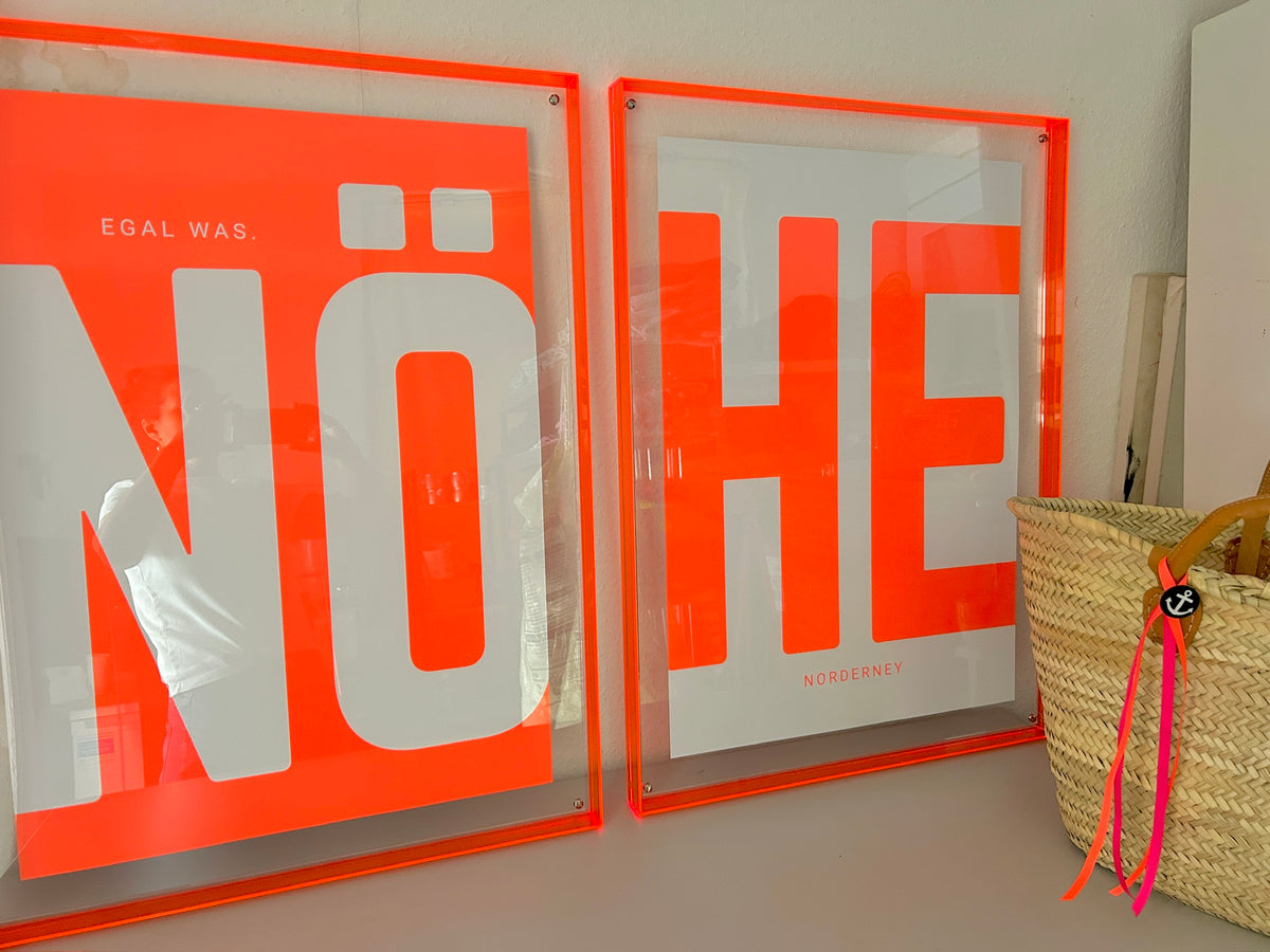 NEON NÖ Poster 50x70 cm