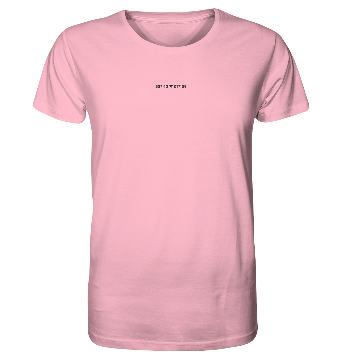 Norderney Koordinaten Stick - Organic Shirt (Stick)