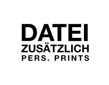 BUCHSTABE Print Personalisiert