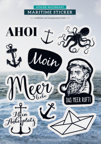 Stickerbogen Norderney/Maritim