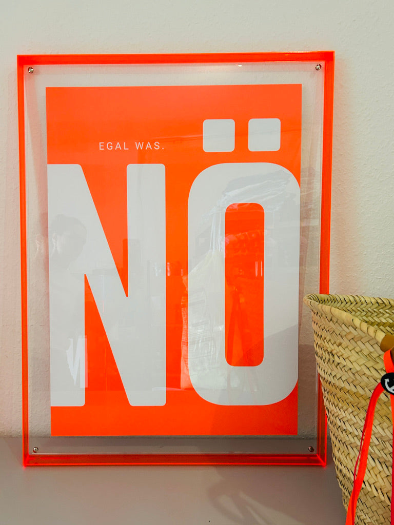 NEON NÖ Poster 50x70 cm
