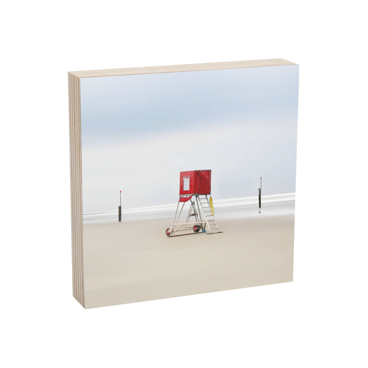 Holzquadrat Fotoprint auf Multiplex
