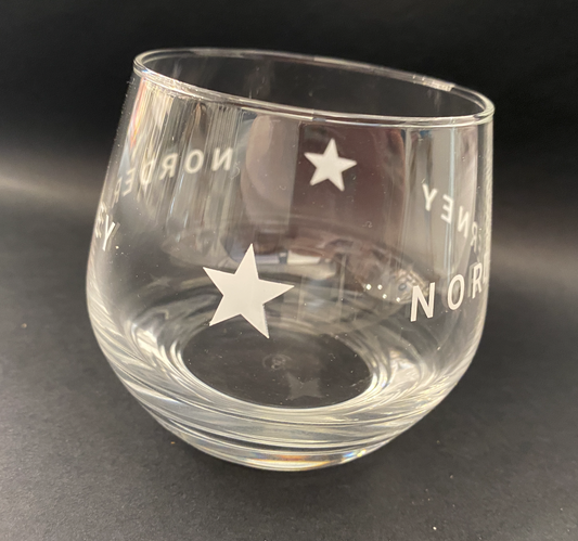 Glas Norderney / Wasserglas Whiskeyglas