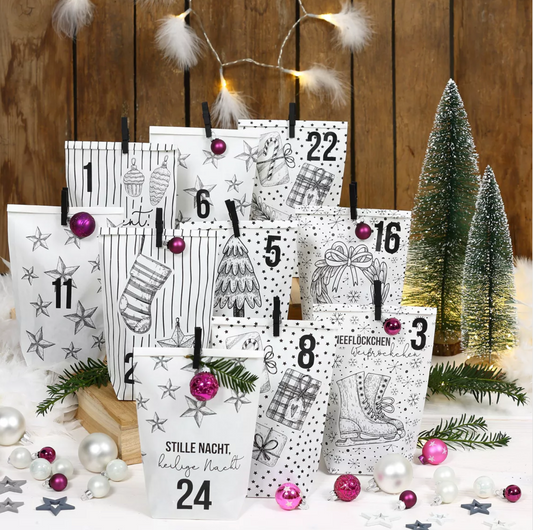 Adventskalender "Christmas SW" Geschenktüten zum Befüllen