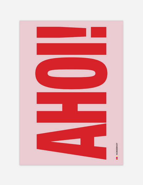 Typo Poster "AHOI"