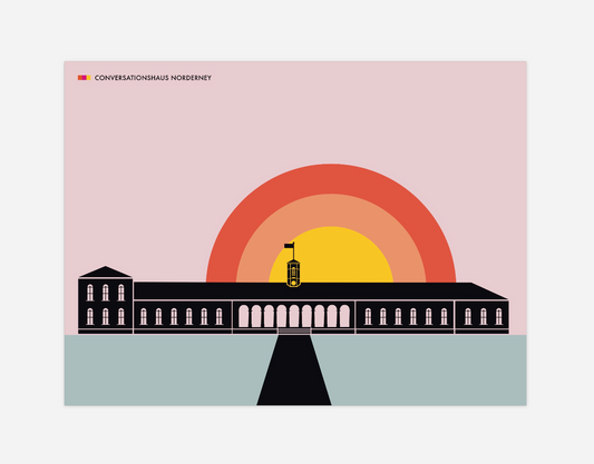 Retro Poster "Conversationshaus"