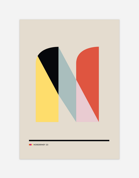 Retro Poster "N"