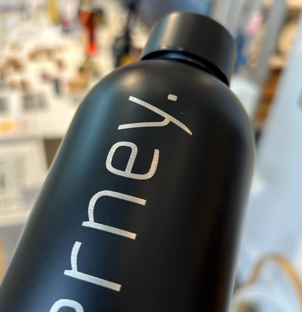 Trinkflasche norderney. aus Edelstahl (gelasert)