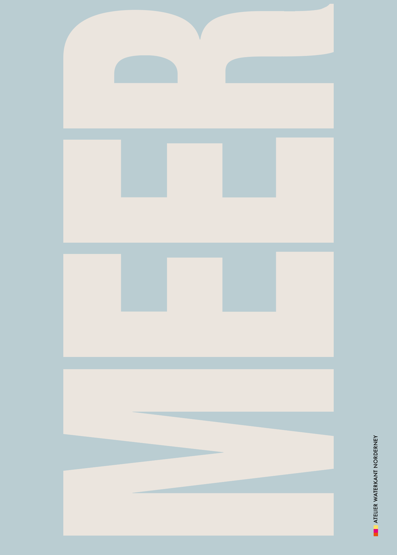 Typo Poster "Meer"