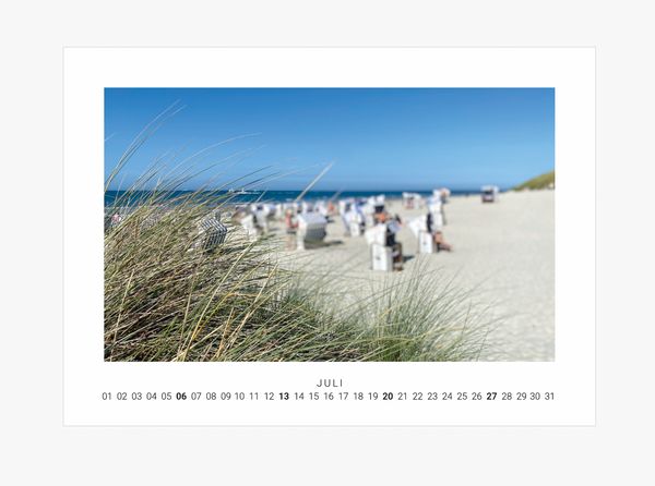 A4 Fotokalender Norderney 2025