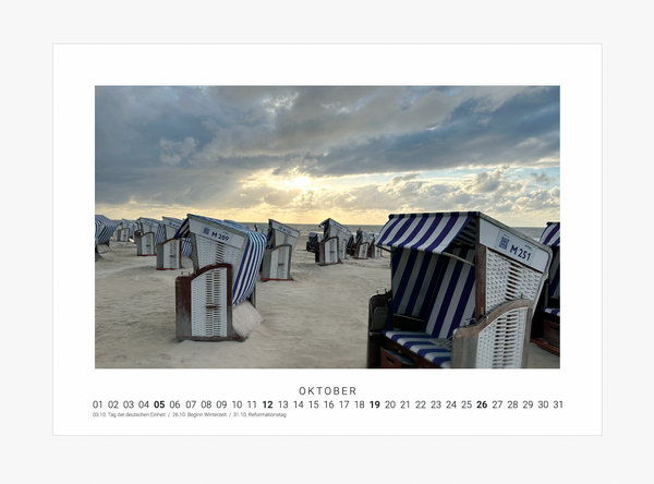 A4 Fotokalender Norderney 2025