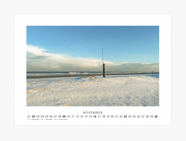 A4 Fotokalender Norderney 2025