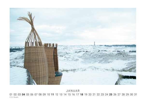 A4 Fotokalender Norderney 2026 / F