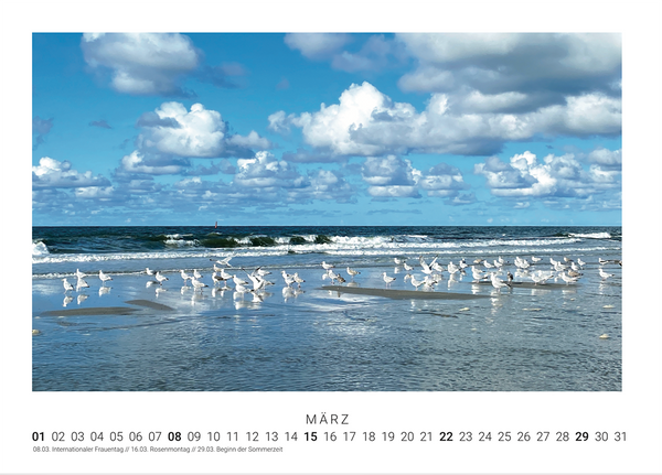 A4 Fotokalender Norderney 2026 / F