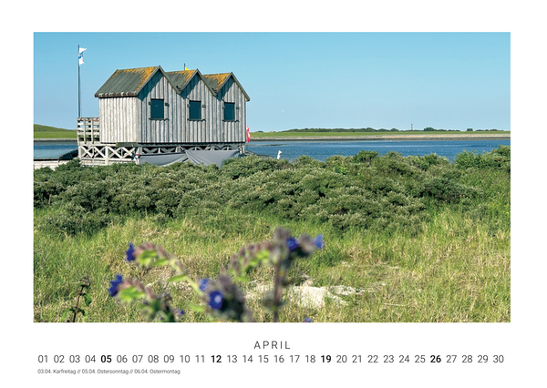 A4 Fotokalender Norderney 2026 / F