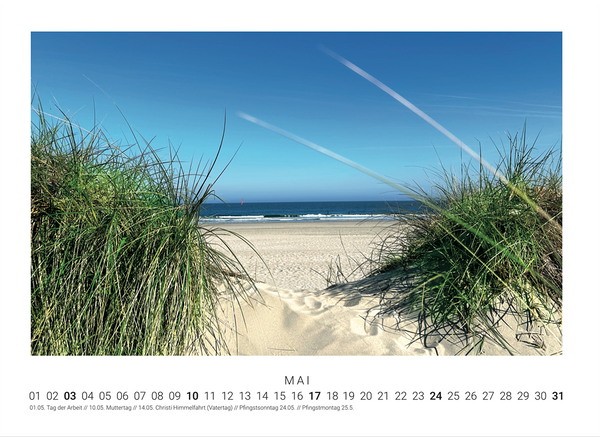 A4 Fotokalender Norderney 2026 / F