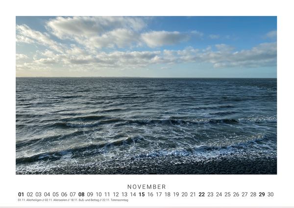 A4 Fotokalender Norderney 2026 / F