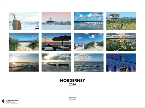A4 Fotokalender Norderney 2026 / F