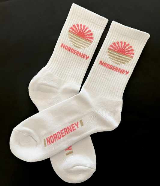 Sportsocken Rosa Sonne Norderney