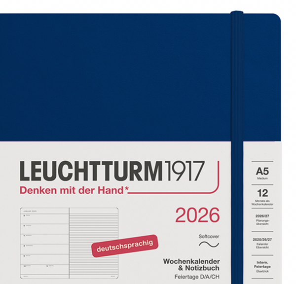 A5 Kalender 2026 LEUCHTTURM 1917 - Norderney Edition