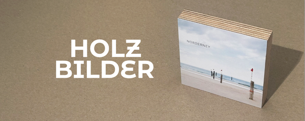 Holzquadrat Fotoprint auf Multiplex