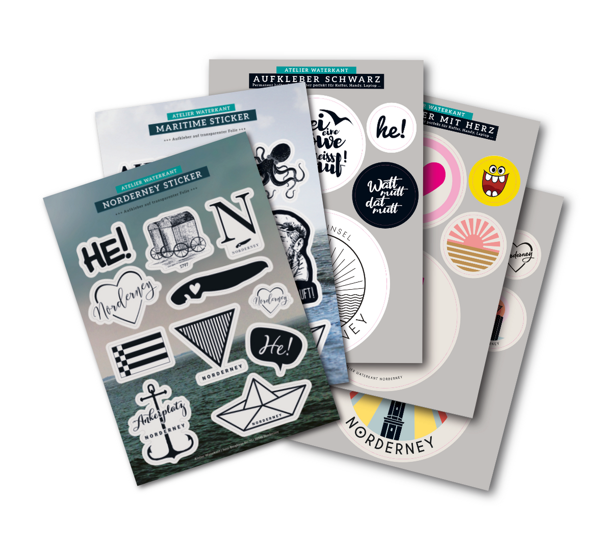 Stickerbögen (versch. Motive)
