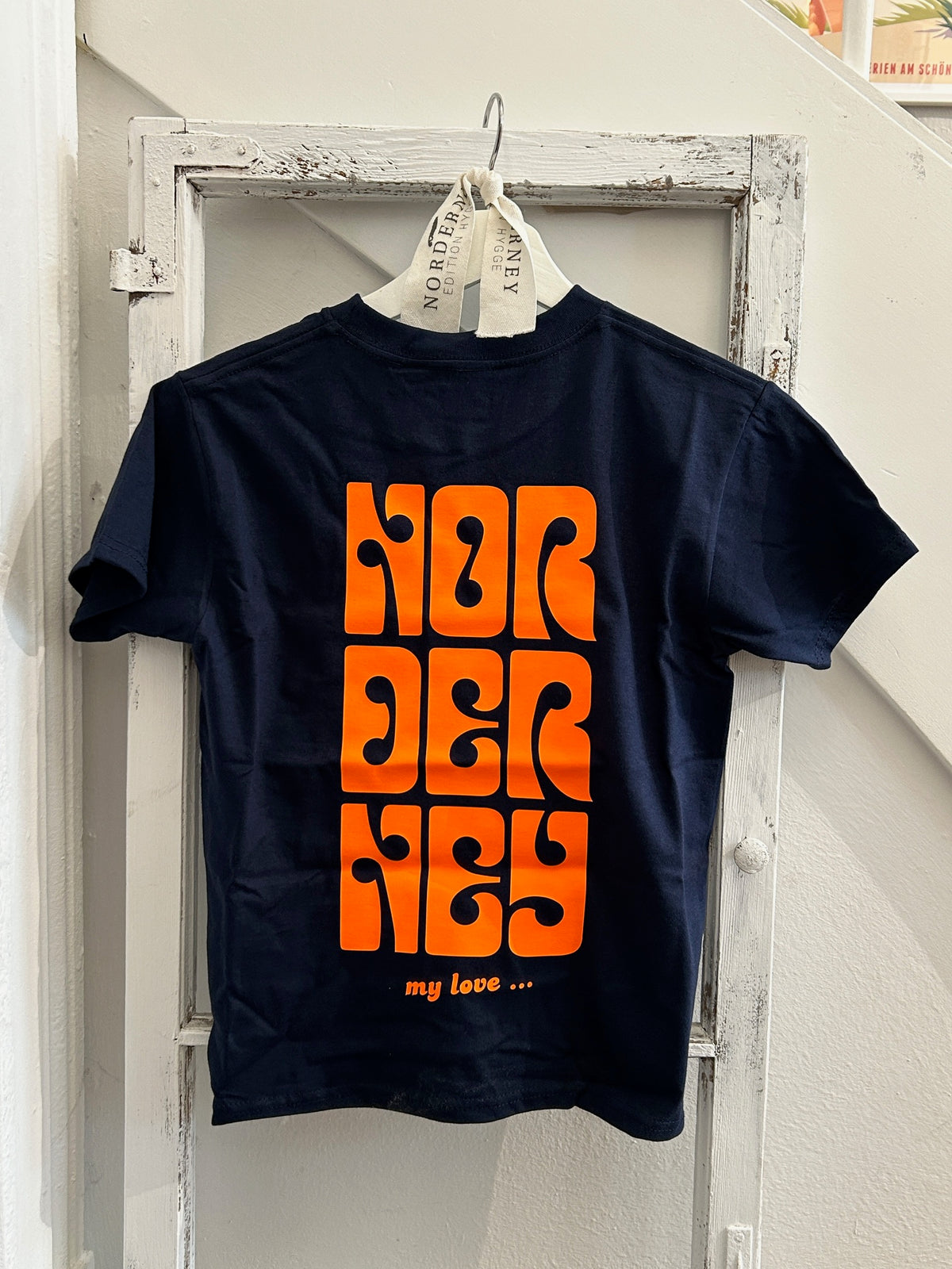 NOR DER NEY KIDS T-SHiRT  NAVY/ORANGE