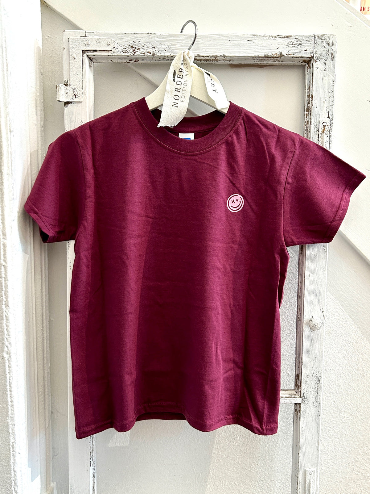 NOR DER NEY KIDS T-SHiRT  BURGUNDY/ROSA
