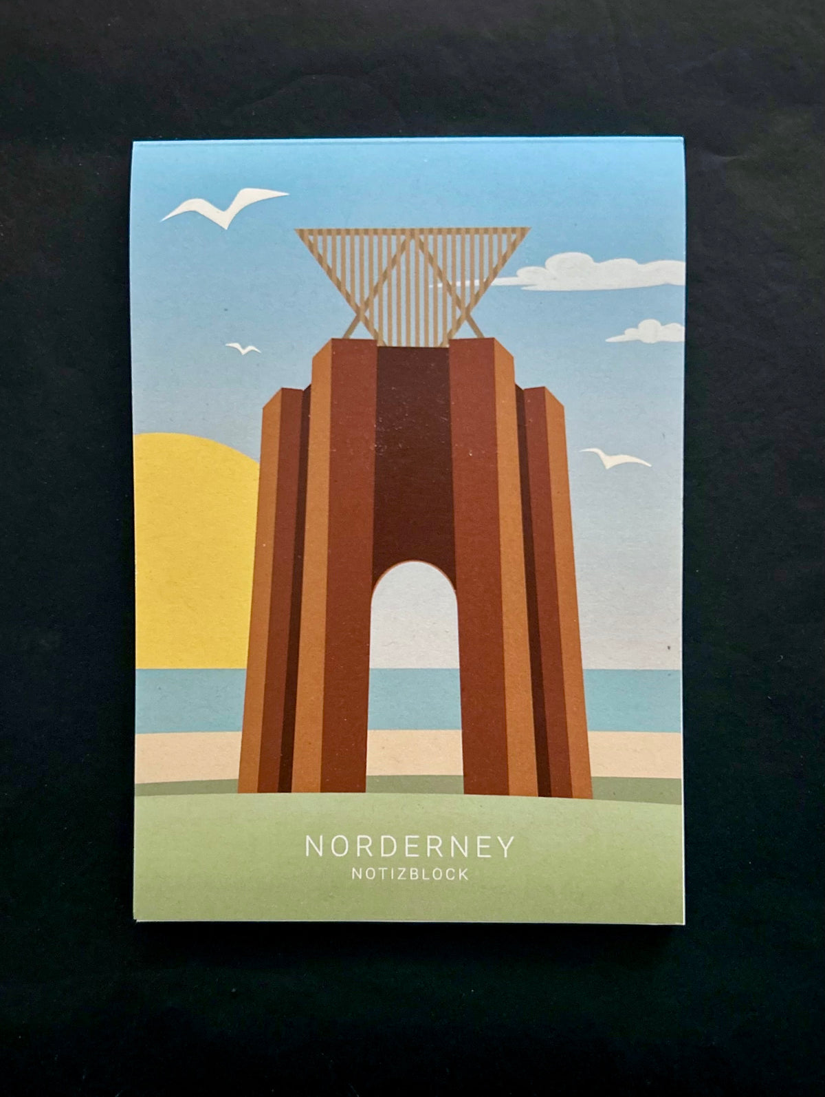 Notizblock Norderney mit Deckblatt DIN A6