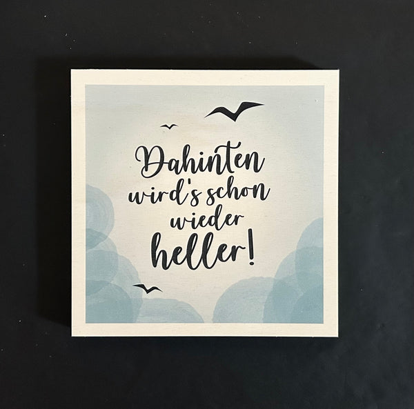 Holzschilder Direktdruck 20x20