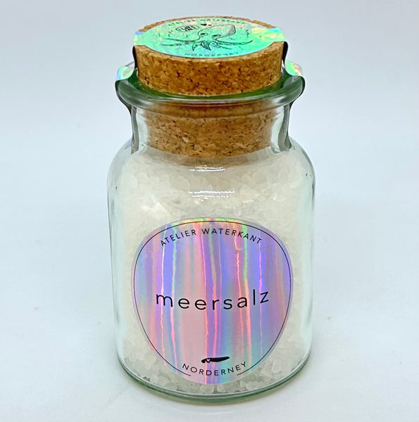 Meersalz im Korkenglas