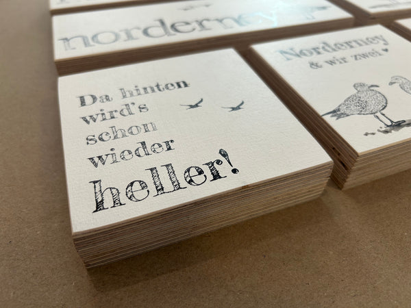 meerfein Holzschild