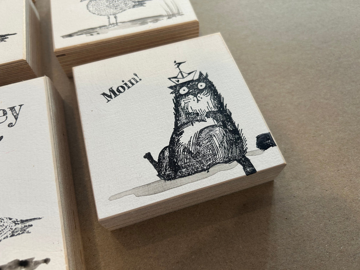 meerfein Holzschild