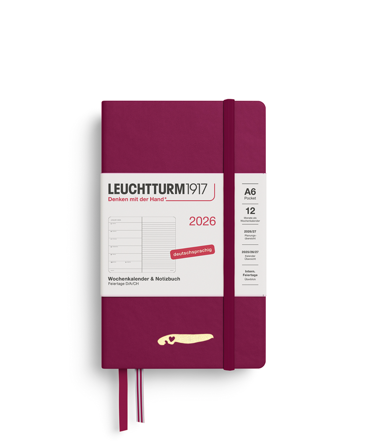 A6 Kalender 2026 LEUCHTTURM 1917 - Norderney Edition