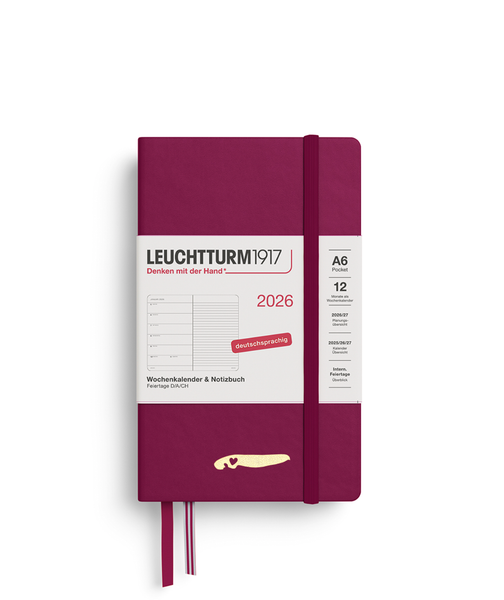 A6 Kalender 2026 LEUCHTTURM 1917 - Norderney Edition