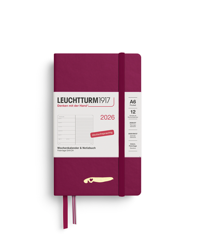 A6 Kalender 2026 LEUCHTTURM 1917 - Norderney Edition