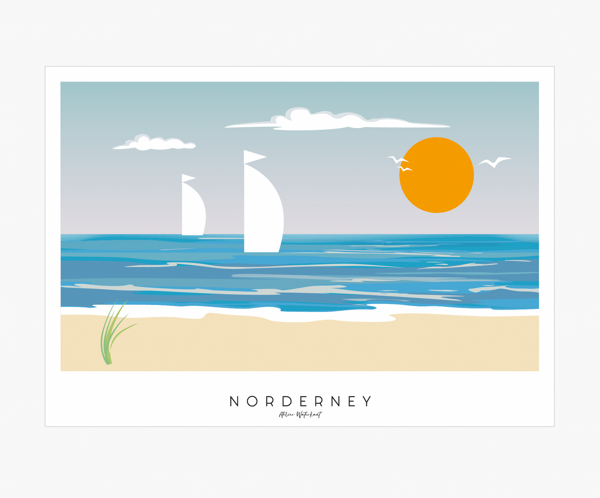 Retroposter Sailing