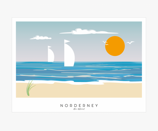 Retroposter Sailing