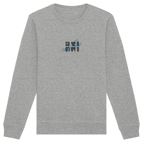 Meerblau-Koordinaten - Organic Basic Unisex Sweatshirt