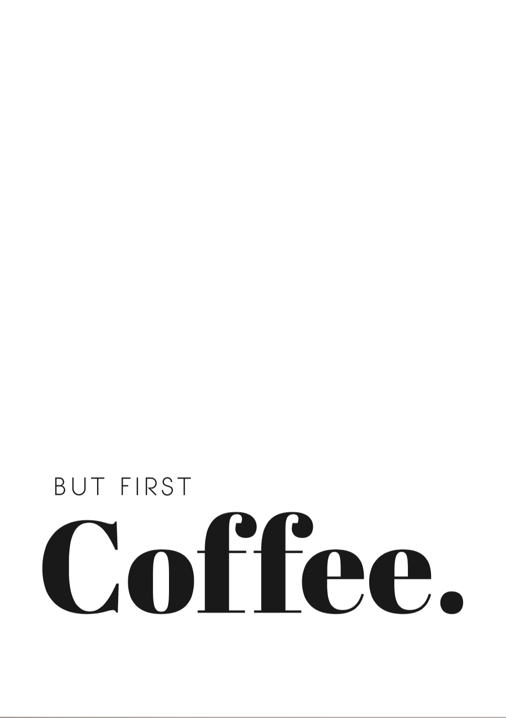 Coffee Print