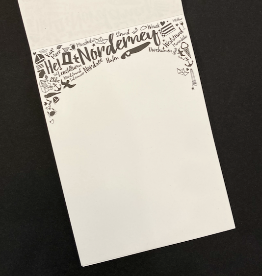 Notizblock Norderney mit Deckblatt DIN A6