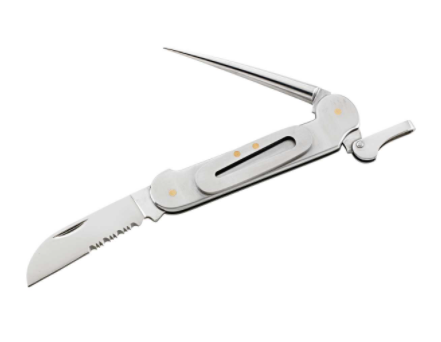 Herbertz Seglermesser, 3Cr13 Stahl, Marlspieker