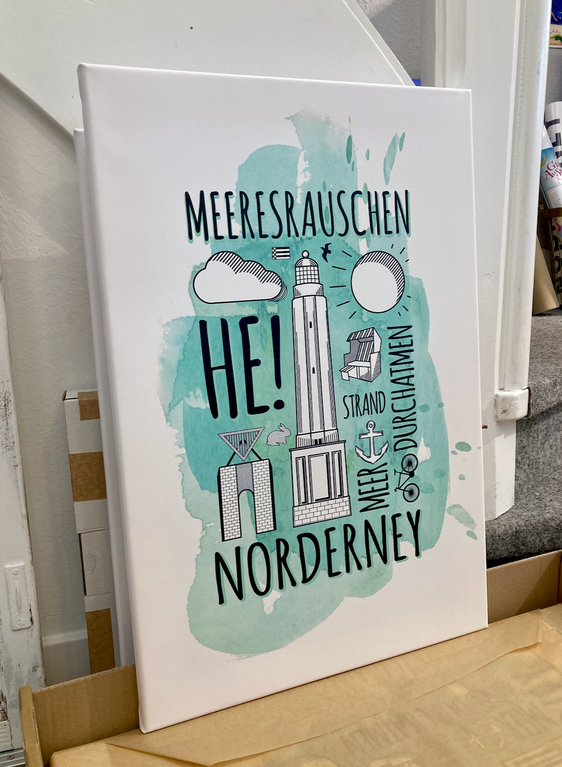 Leinwand Meeresrauschen 40x60cm