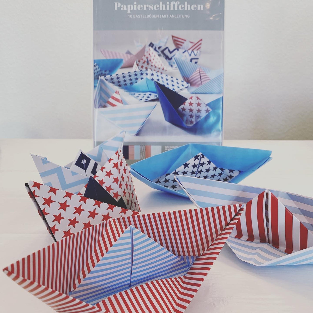 Papierschiffchen DIY Set