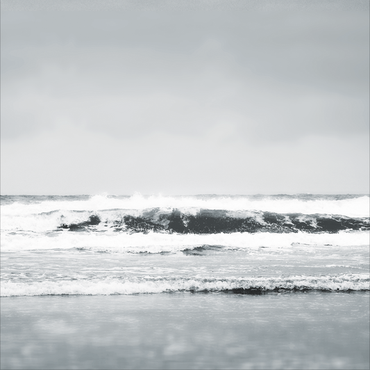 Fotoboard Graue Welle