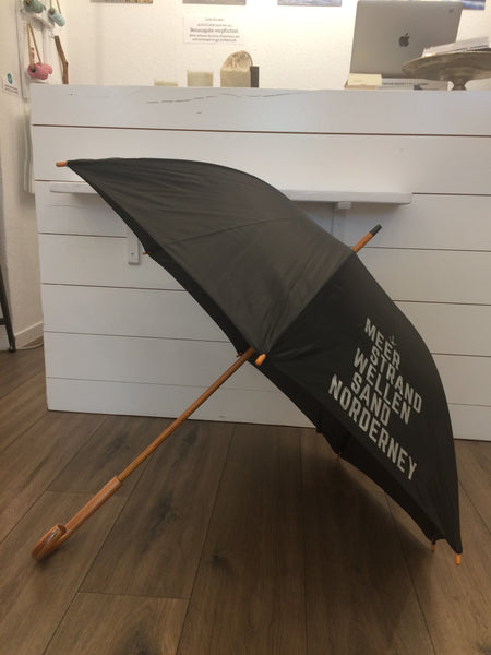 Regenschirm Schwarz Norderney