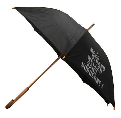 Regenschirm Schwarz Norderney