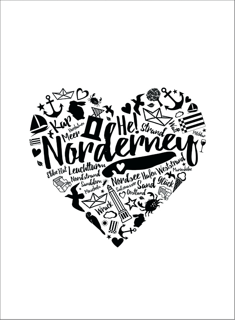 Illuherz Norderney Print