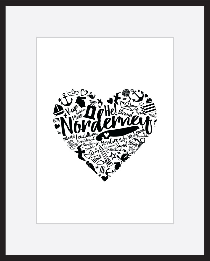 Illuherz Norderney Print